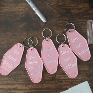 Broke Babe Keychains - "Lets Get Coffee"